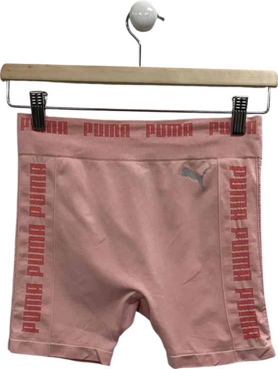 Puma Pink Evoknit  Seamless 5 Inch Training Shorts UK M