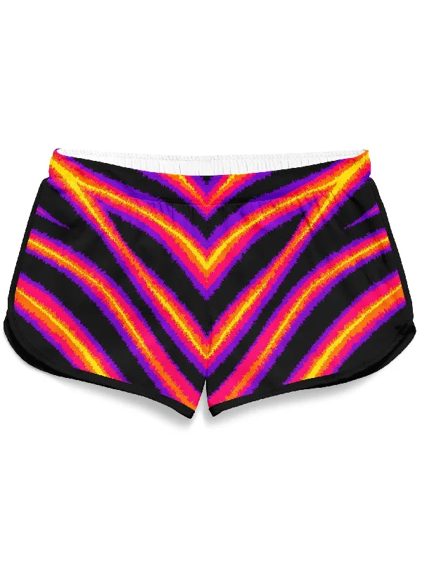 Tiger Stripes Retro Shorts