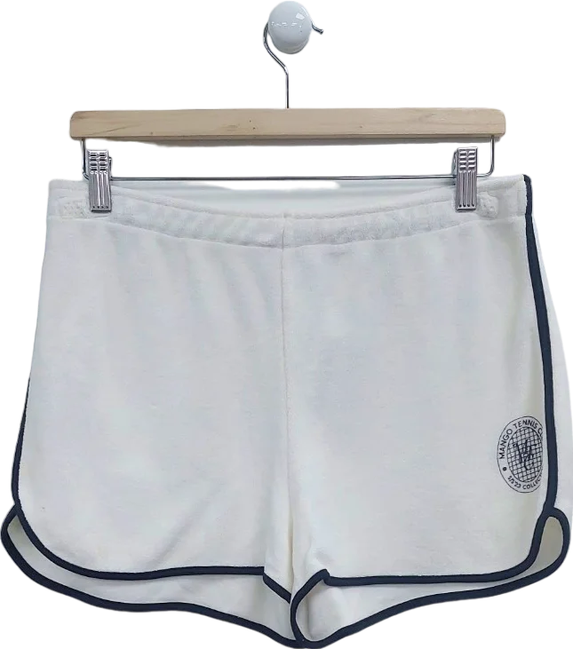 Mango Cream Tennis Club Shorts UK L