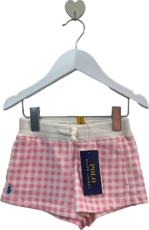 Ralph Lauren Pink Gingham Shorts 2 Years