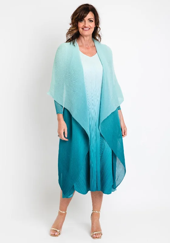 Alquema One Size Ombre Chiffon Dress & Jacket, Lakehouse