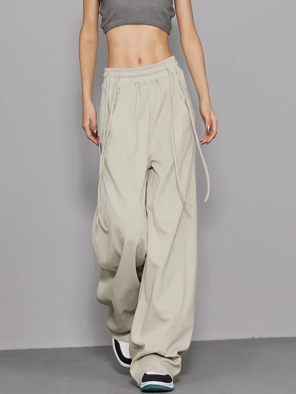 BerryBetty - Break Free Drawstring Wide Leg Sweatpants