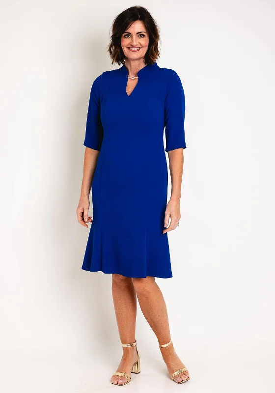 Christina Felix Fishtail Dress, Royal Blue