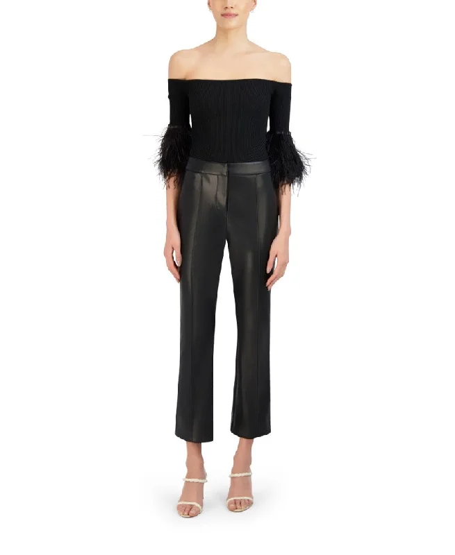 CROPPED FLARE LEG PANT