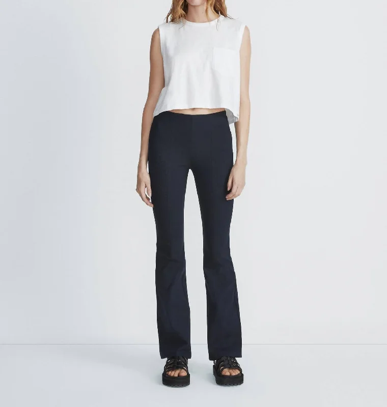 Simone Flare Pant In Black