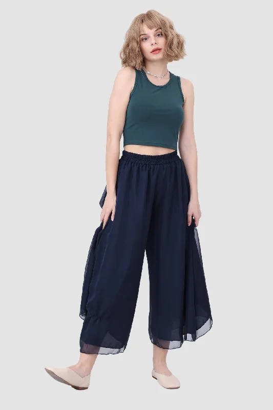 BerryBetty - Tall High Waist Wide Leg Pants