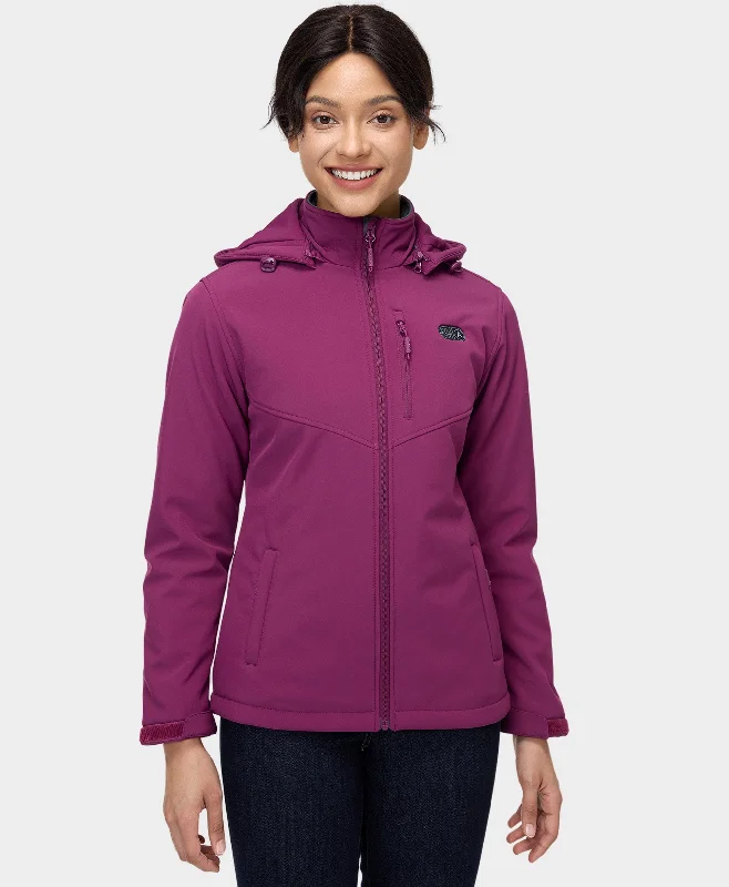 Women's Heated Dual Control Jacket with 5 Heating Zones (Pocket Heating)