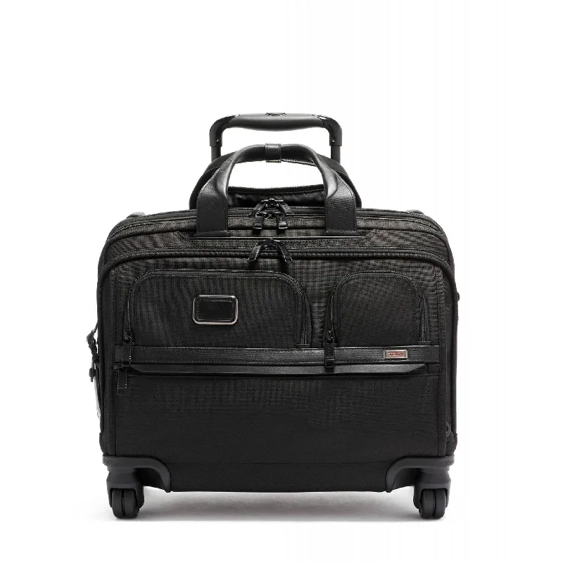 TUMI Alpha 3 Deluxe 4 Wheel Laptop Case Brief