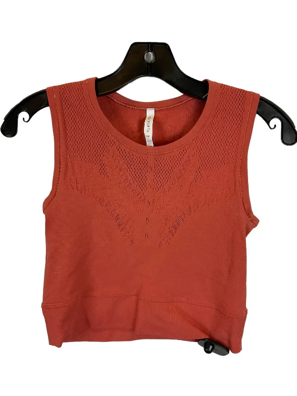 Orange Athletic Tank Top Athleta, Size S