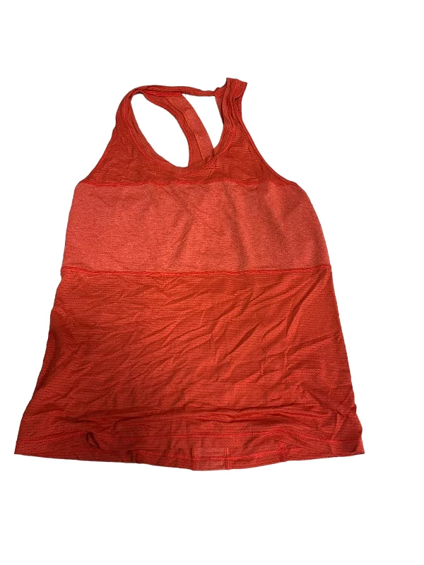 Red Athletic Tank Top Lululemon, Size S