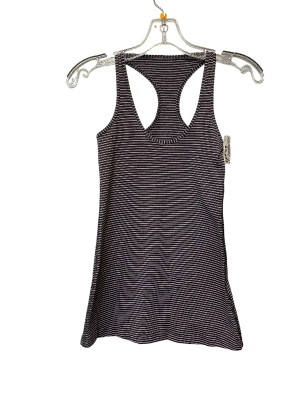 Striped Pattern Athletic Tank Top Lululemon, Size S