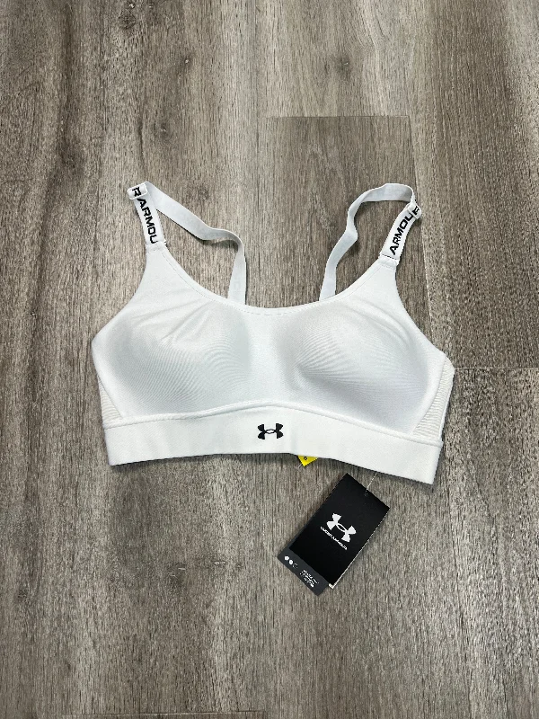 Athletic Bra By Under Armour In White, Size: M