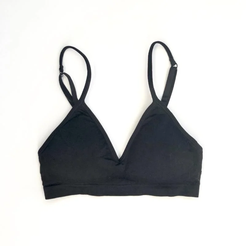 Convertible V Neck Bra ~Black