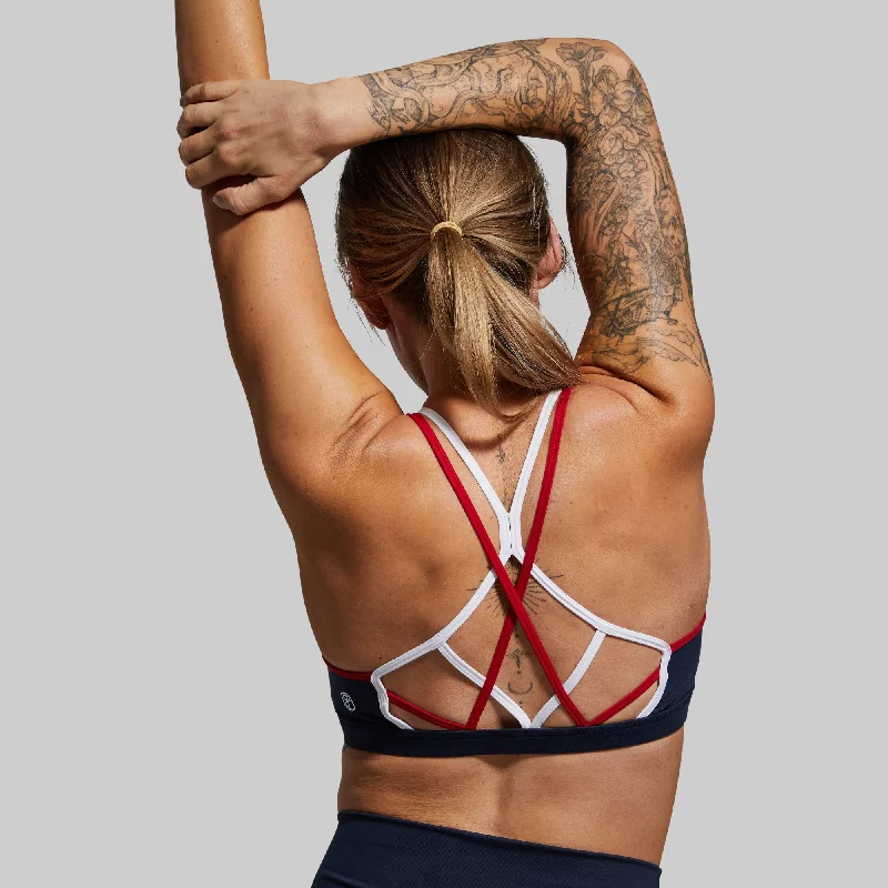 Warrior Sports Bra (Brand Strength-Navy)