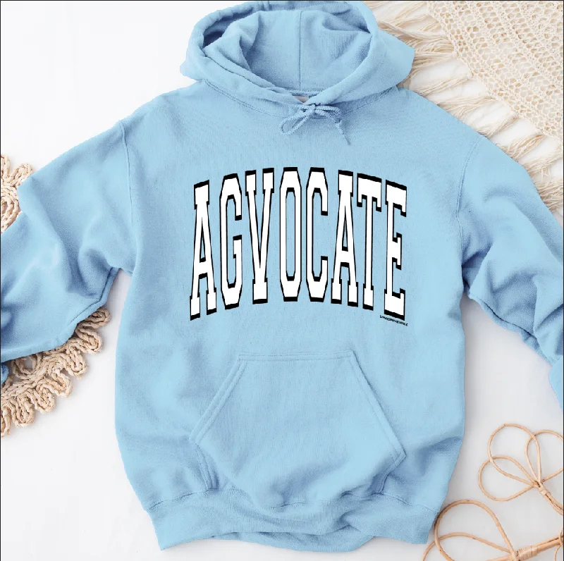 Big Varsity Agvocate BLACK & WHITE Hoodie (S-3XL) Unisex - Multiple Colors!