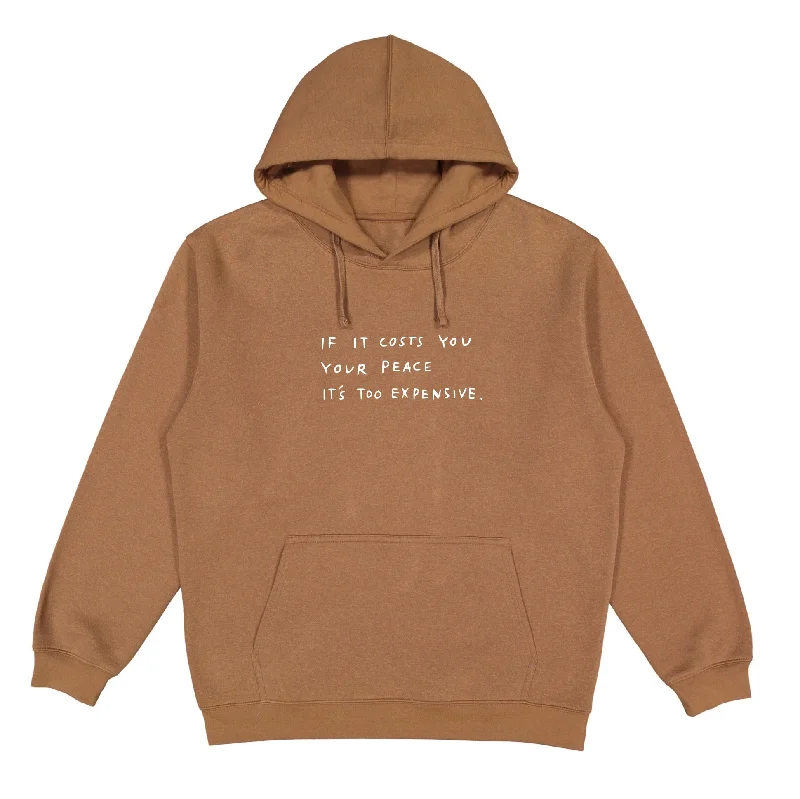 Cost Of Peace Brown & Oatmeal Hoodie