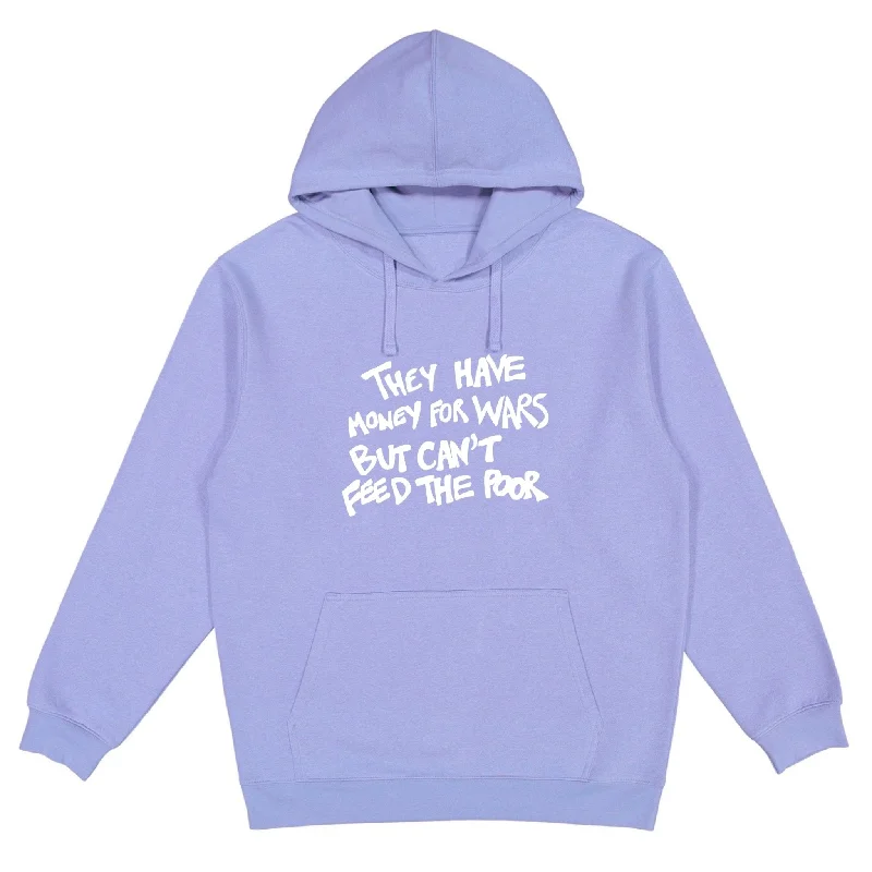 Feed The Poor Violet Hoodie