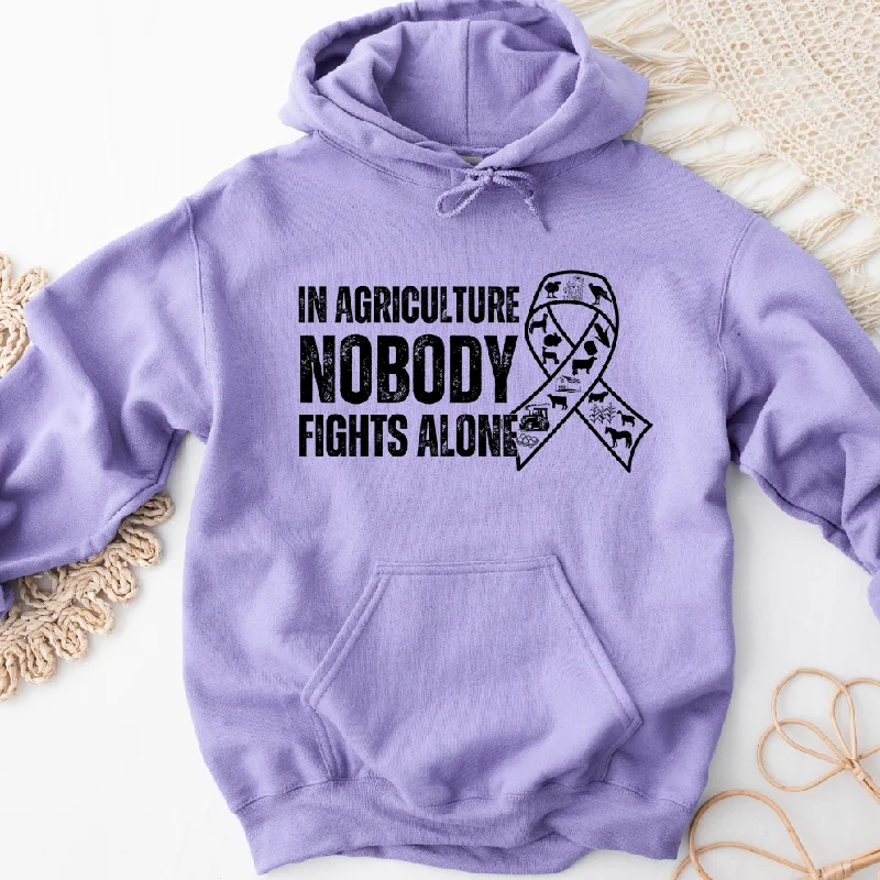 In Agriculture Nobody Fights Alone Hoodie (S-3XL) Unisex - Multiple Colors!