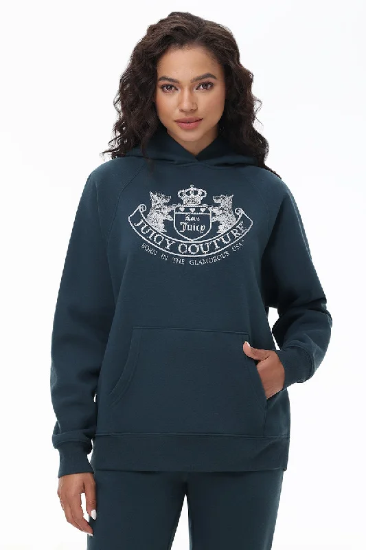 Oversized Fleece Scottie Dog Hoodie