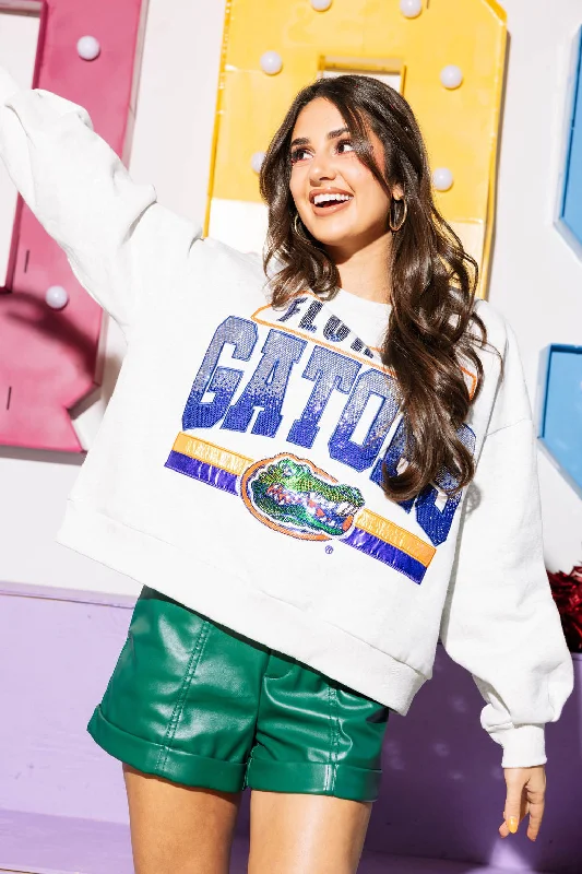 Licensed Grey 'Florida Gators' Vintage Sweatshirt