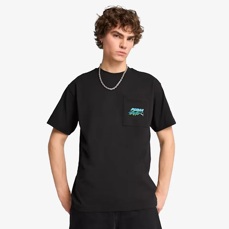 PUMA |X A$AP ROCKY POCKET TEE { PUMA BLACK