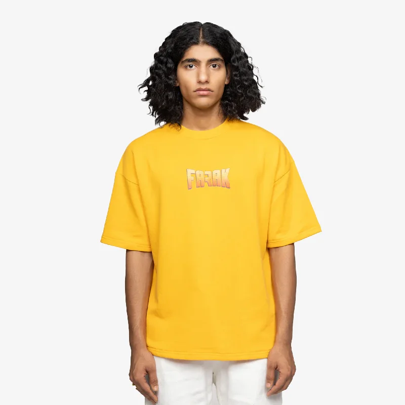 F A R A K | SARDAAR KA NAMAK T-SHIRT { YELLOW/YELLOW