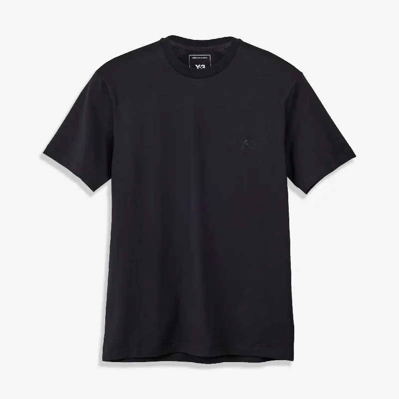 Y-3 | GRAPHIC SHORT SLEEVE TEE { BLACK